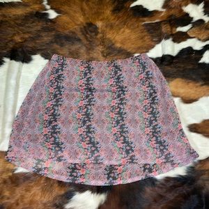 large mossimo floral skirt